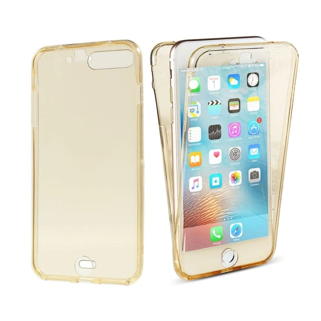 IPHONE 5SE FRONT AND BACK TPU GOLD